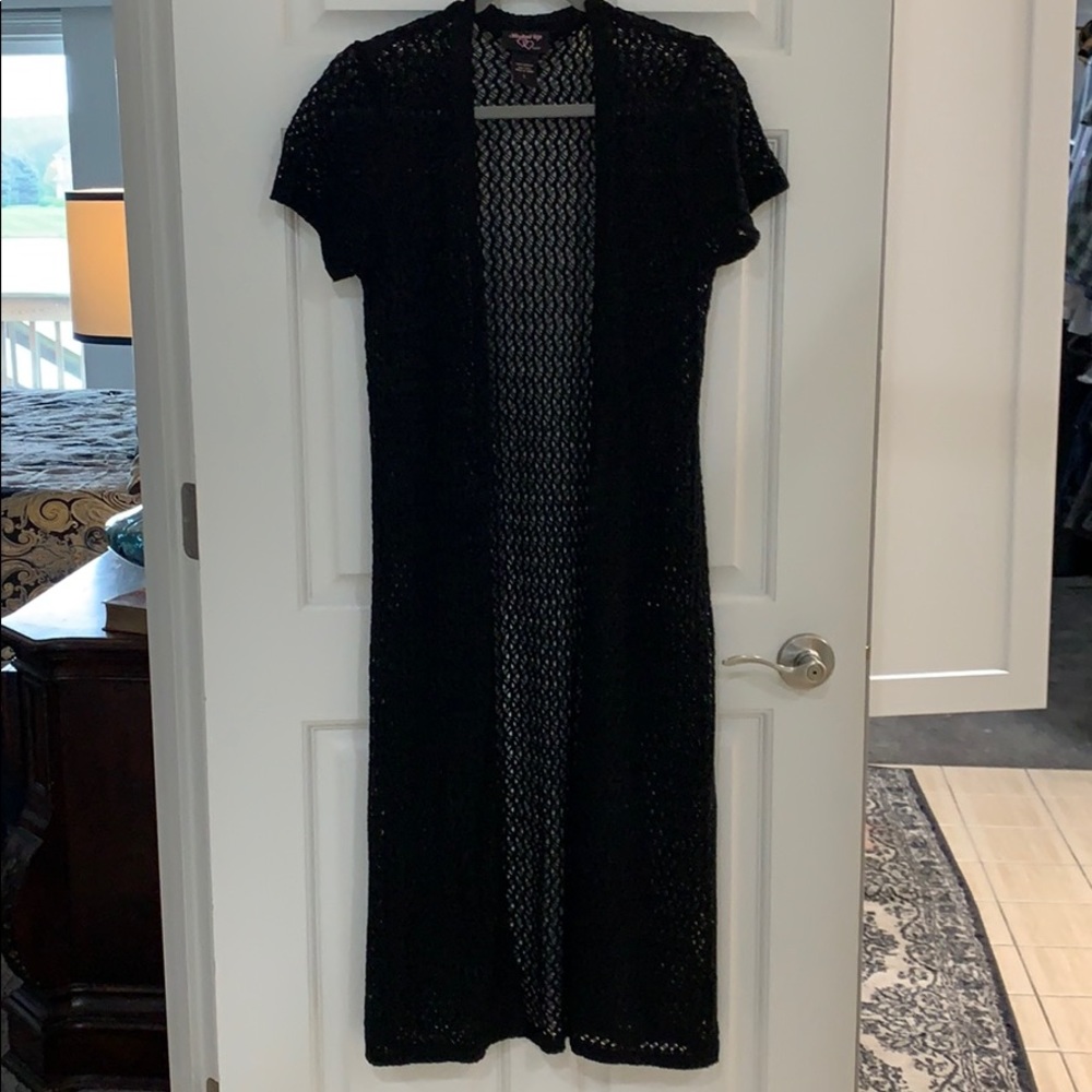 Black long Vest